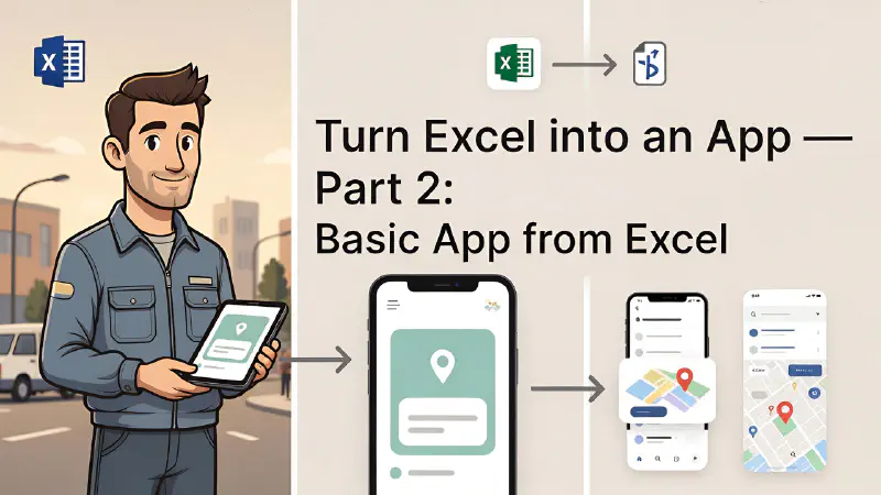 יצירת אפליקציה מתוך אקסל