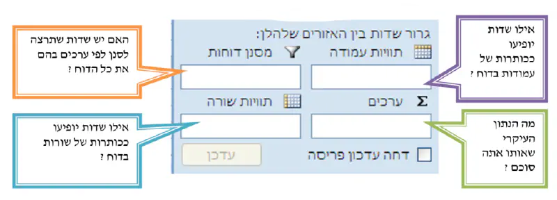 אקסל פיבוט 6