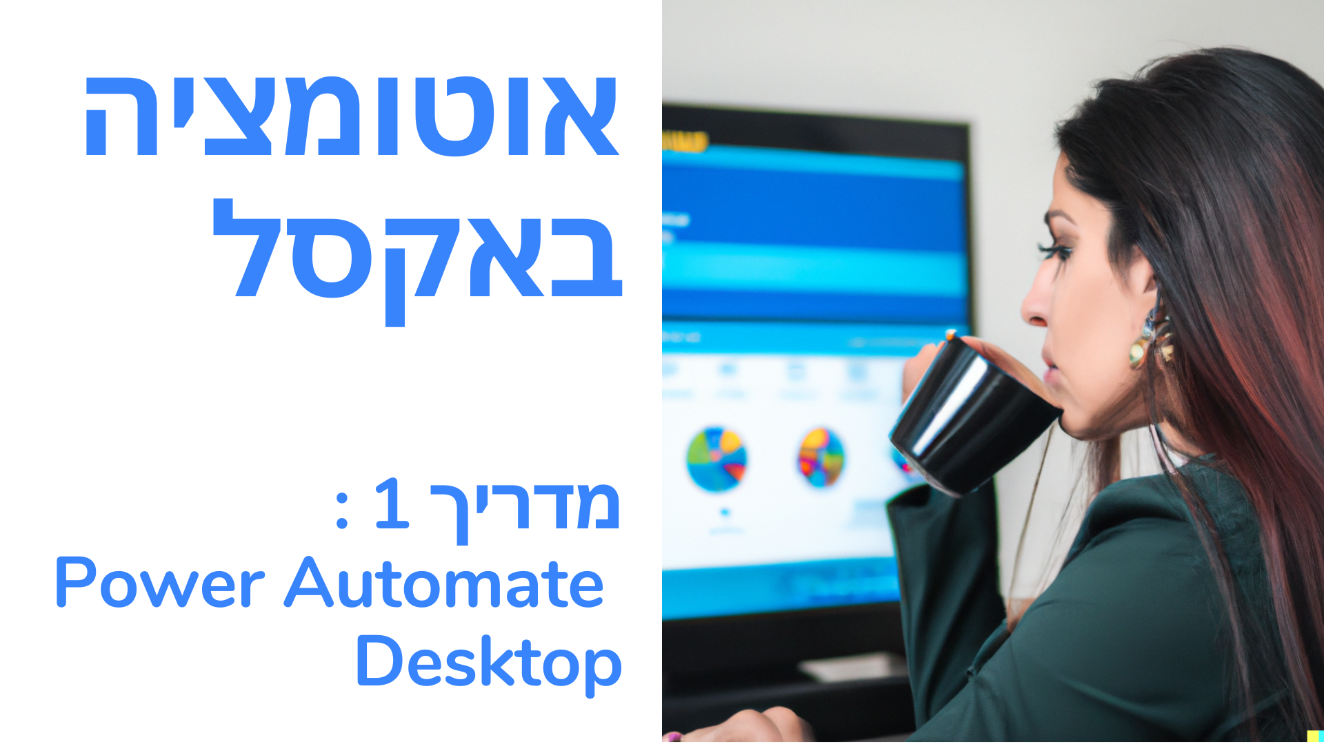 אוטומציה ב- Excel. מדריך 1 על Power Automate Desktop